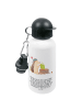 Mr. & Mrs. Panda Kindertrinkflasche Igel Federschmuck mit Spruch in Weiß