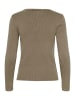 Cream Langarm-Shirt CRTalia Tight fit in Canteen