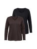 Ulla Popken Shirt in mahagoni