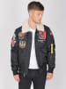 TOP GUN Bomberjacke TG23002 in schwarz
