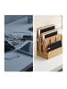 relaxdays 3tlg. Schreibtischorganizer-Set in Natur