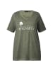 Ulla Popken Shirt in olivgrau