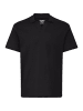 BLEND Klassisches Poloshirt Polokragen Kurzarm Casual in Schwarz