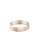 Elli Ring 925 Rosegold Bi Color_Tri Color, Ring Set in Gold