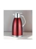 Cheffinger Thermoskanne 1,8L Isolierkanne Teekanne Thermosflasche Kaffeekanne Rot in Rot
