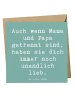 Mr. & Mrs. Panda Glückwunschkarte Spruch Trennung von den Eltern... in Meeresbrise