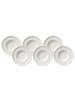Villeroy & Boch 6er Set Suppenteller Artesano Original ø 25 cm weiß in weiß
