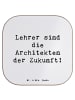 Mr. & Mrs. Panda Untersetzer Spruch Lehrer Zukunftsarchitekten m... in Weiß