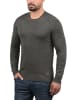 BLEND Strickpullover BHLars 20703347ME Strickpulli mit aufgestickten Ellenbogenpatches in Grau