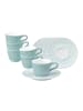 Seltmann Weiden 6er Set Espressotassen mit Untertassen Life Fashion 90 ml in Green Chic