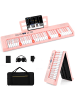 COSTWAY Keyboard Piano 61 Tasten in Rosa