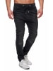 Tazzio Jeans "16505" - Regular Fit - in Schwarz