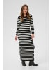CULTURE Kleid CUursula Casual fit in Black/Whitecap Stripe
