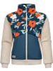 ragwear Fleecejacke Madaras Flower in Petrol