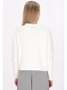 DreiMaster Klassik Damen Cardigan in Wollweiss