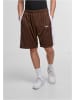 DEF Short "DEF Stripes Short" in Braun
