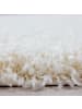 KADIMA DESIGN Teppich Hochflor Unifarben Polypropylen Wohnzimmer Shaggy in Creme