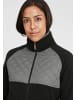 Oxmo Kapuzensweatjacke OXMalin in Schwarz