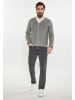 DreiMaster Herren Cardigan in Grau Melange
