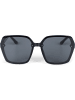 styleBREAKER Butterfly Sonnenbrille in Schwarz / Grau getönt