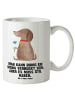 Mr. & Mrs. Panda JumboTasse Hund Blume mit Spruch in Weiß