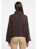 RISA Damen Strick Rollkragenpullover in Braun