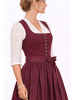 Berwin Dirndl aus Baumwolle mit Streifenschürze