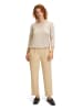 Betty Barclay Ringelshirt mit V-Ausschnitt in Beige/Cream