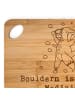 Mr. & Mrs. Panda Servierbrett Fuchs Bouldern mit Spruch in Braun