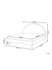 Beliani Doppelbett MARGUT in Beige - (W) 172 x (H) 116 x (L) 214 cm
