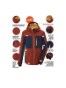 Killtec Funktionsjacke mit Kapuze in Kastanie