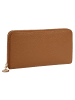 Cluty Geldbörse echt Leder in cognac