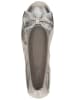 Caprice Ballerinas in Platin