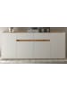 Furn.Design Sideboard weiß, Eiche Wotan 220 cm, Kommode mit 8 Fächern