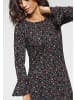 Laura Scott Jerseykleid in schwarz-geblümt