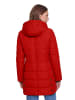 Betty Barclay Steppjacke mit abnehmbarer Kapuze in Flame Red