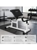 tectake Fitnessbank, rutschfest, 98 x 65 x 94 cm, Hantelgewicht bis 80 kg