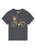 wat? Apparel T-Shirt Damenfahrrad in Grau