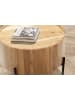 FineBuy Couchtisch in Braun / Akazie / 60x60x41