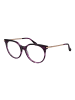 Max Mara Damen Optische Fassungen Rund Lila