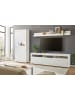 Furn.Design Wohnwand weiß matt, Evoke Eiche, Wohnkombination 3-teilig, Soft-Close-Funktion