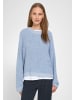 PETER HAHN Strickpullover Cotton in blau