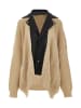 NAEMI Damen Strickjacke in Beige