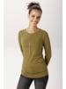 Aniston CASUAL Langarmshirt in moosgrün