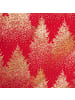 Atmosphera Créateur d'intérieur Weihnachtstischdecke mit Weihnachtsbäumen in Rot, 140 x 360 cm