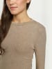Soft Rebels Top SRRoman in 378 Silver Mink Melange
