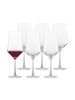 Zwiesel Glas 6er Set Bordeaux Rotweingläser Pure 680 ml in transparent