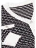 VIRITA Women Strickjacke in Schwarz Wollweiss