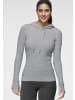 Kangaroos Kapuzenpullover in grau-wollweiß-melange