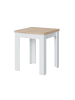CALICOSY Ausziehbarer Tisch mit KLAPPSYSTEM in Weiß - (W) 67  x (H) 79  x (L) 67  cm